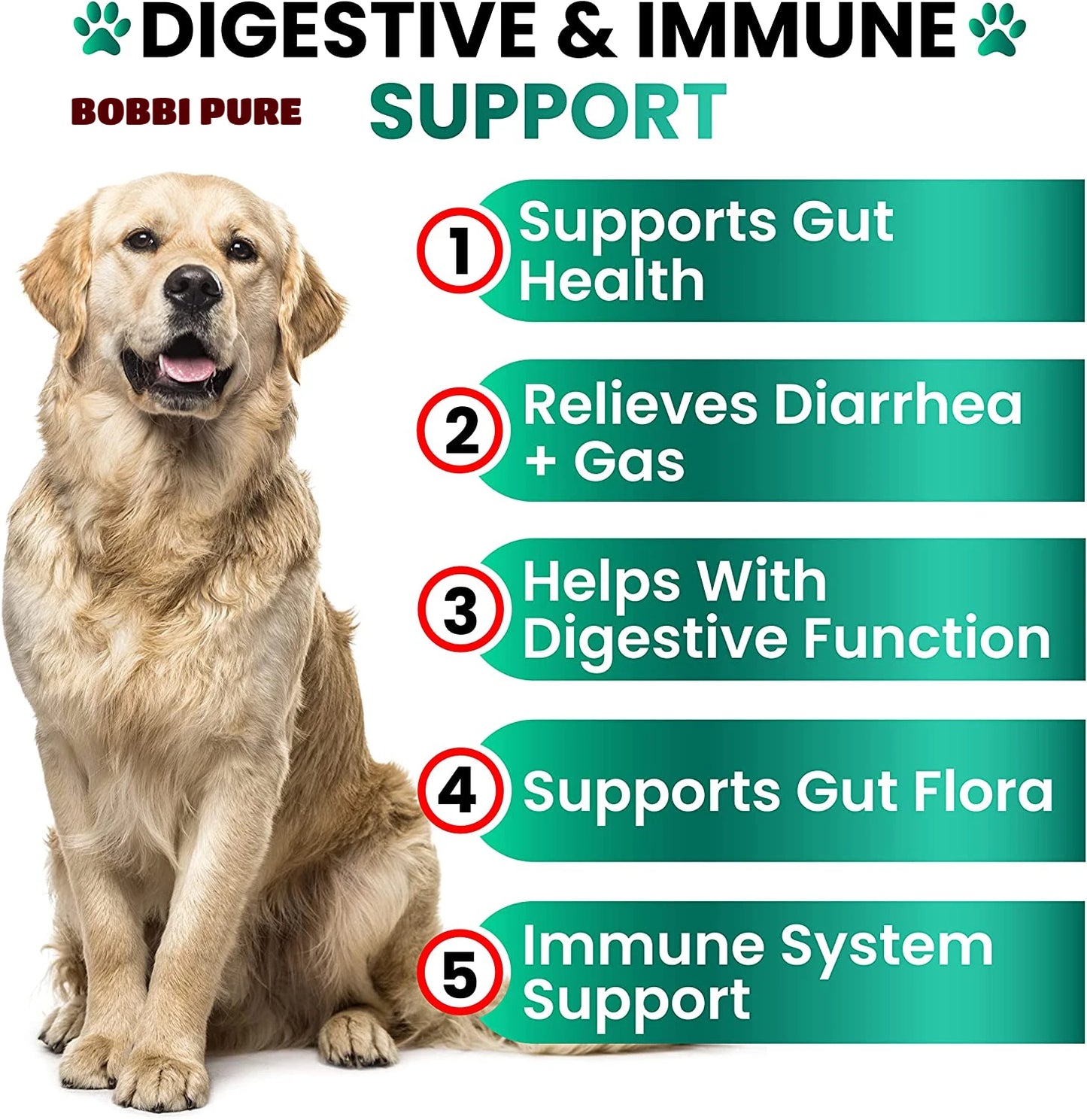 Dog Probiotic Chews – Digestive & Wellness Support