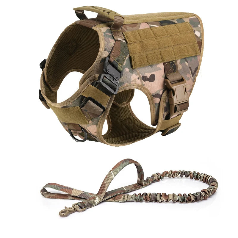 Tactical Dog Harness for Military Training & Outdoor Adventures