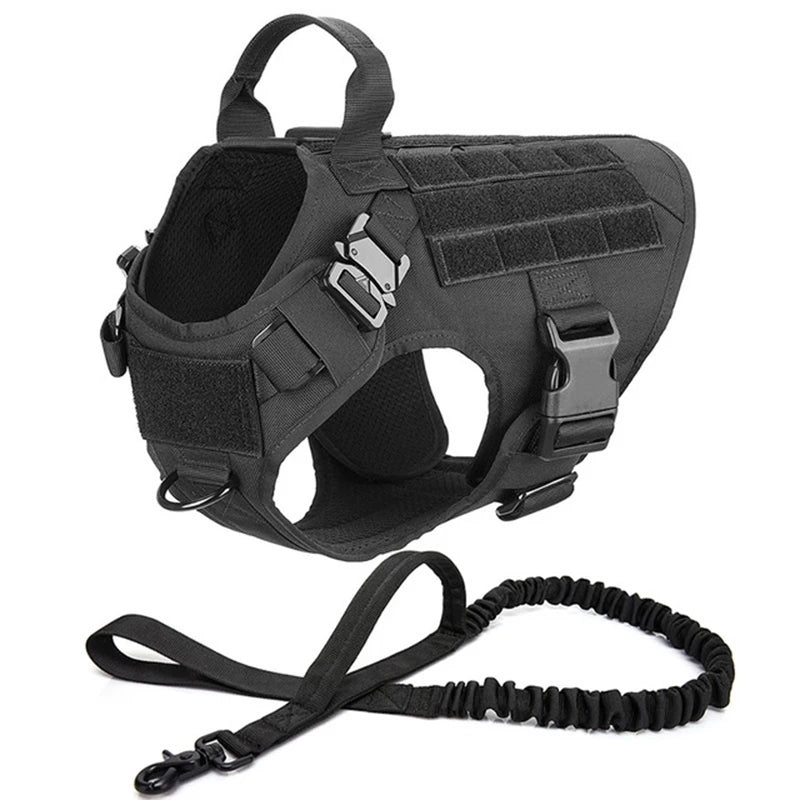 Tactical Dog Harness for Military Training & Outdoor Adventures