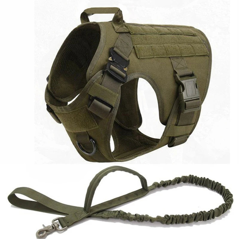 Tactical Dog Harness for Military Training & Outdoor Adventures