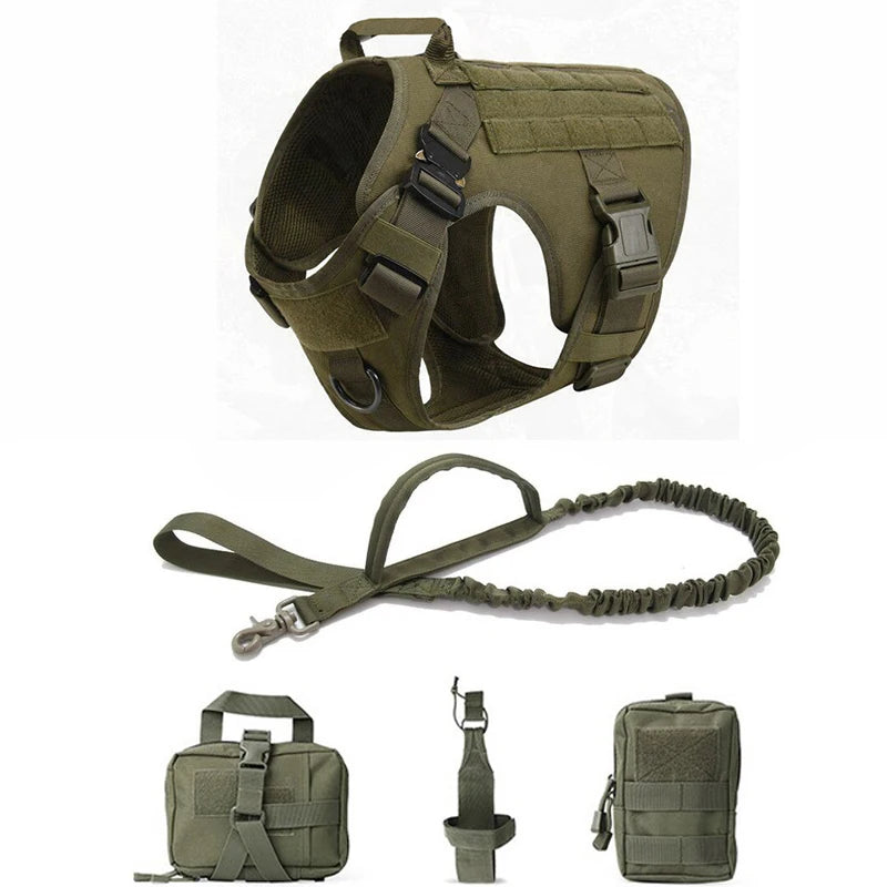 Tactical Dog Harness for Military Training & Outdoor Adventures