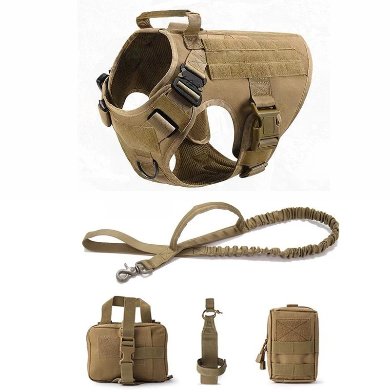 Tactical Dog Harness for Military Training & Outdoor Adventures