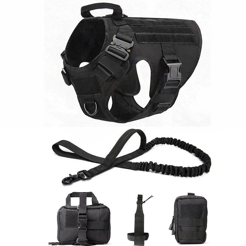 Tactical Dog Harness for Military Training & Outdoor Adventures