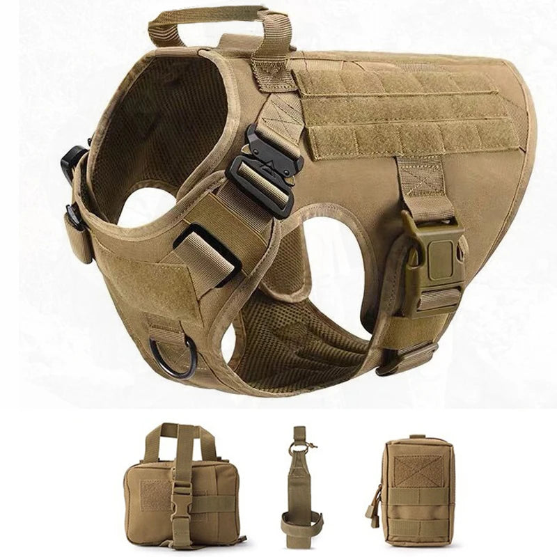 Tactical Dog Harness for Military Training & Outdoor Adventures