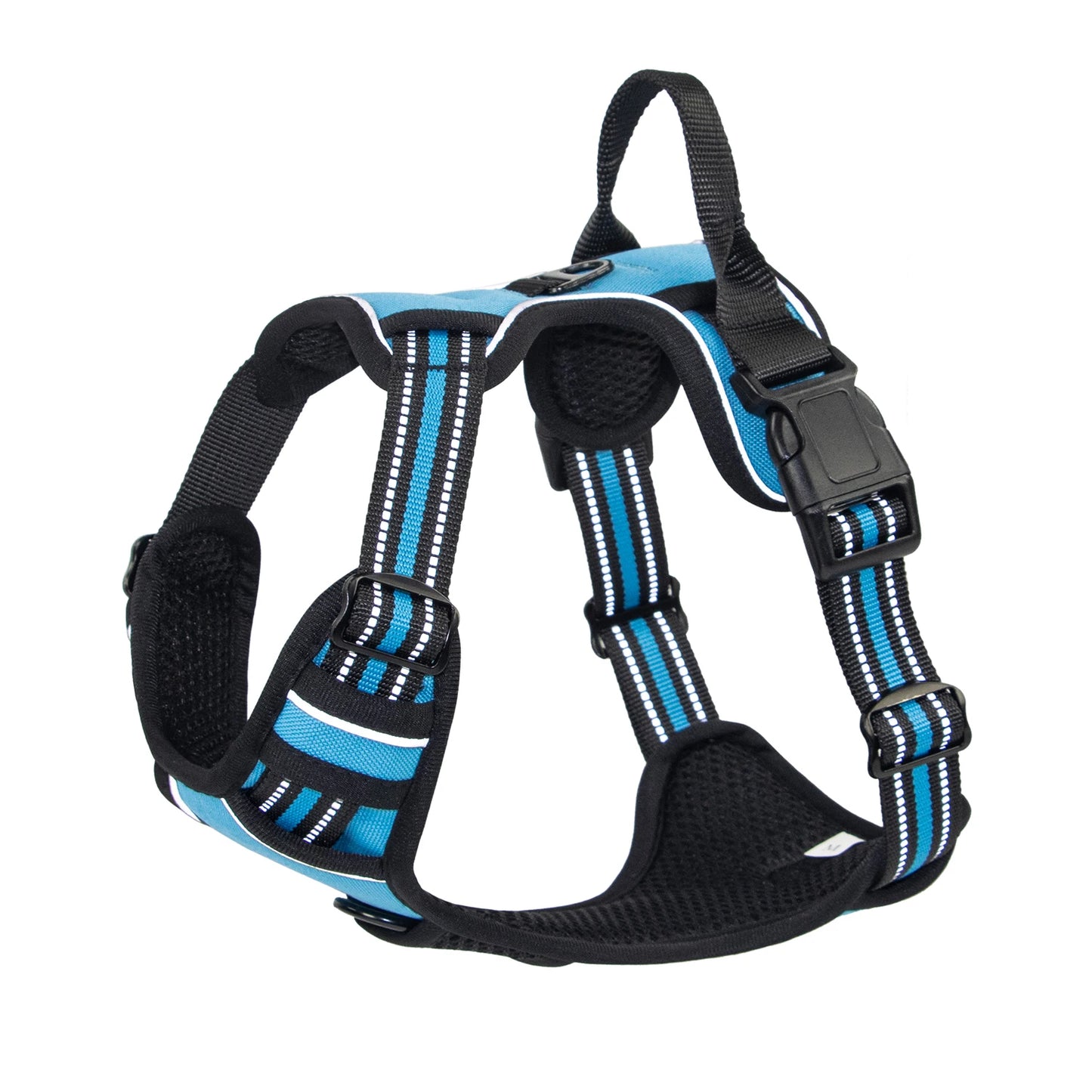 No-Pull Dog Harness – Heavy-Duty Reflective Vest with Front Clip & Easy Control Handle