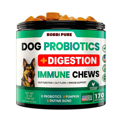 Dog Probiotic Chews – Digestive & Wellness Support