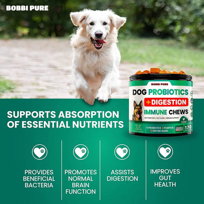 Dog Probiotic Chews – Digestive & Wellness Support